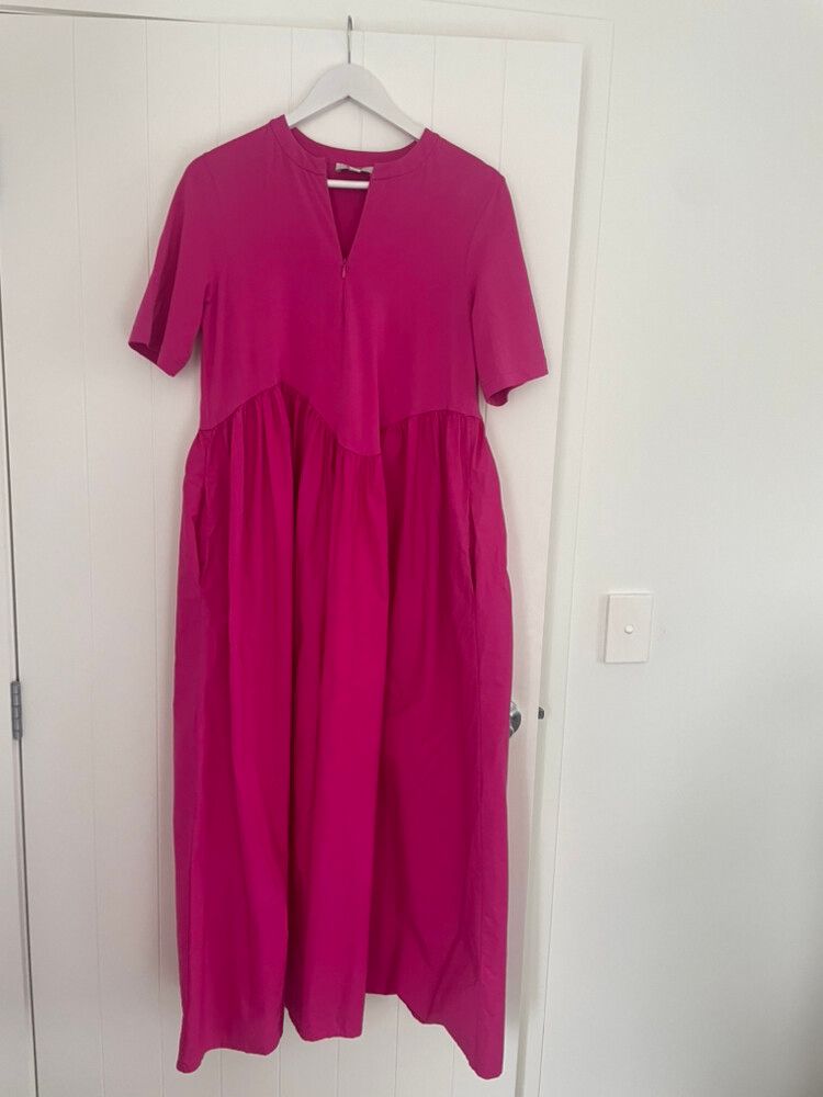 cos hot pink dress Luxury clothing for businesswomen