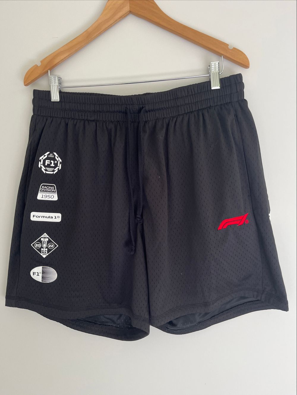 Pacsun Black Formula 1 Shorts