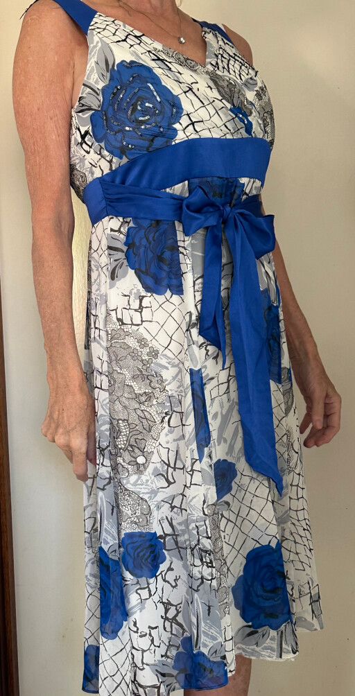 Anthea Crawford Silk Dress