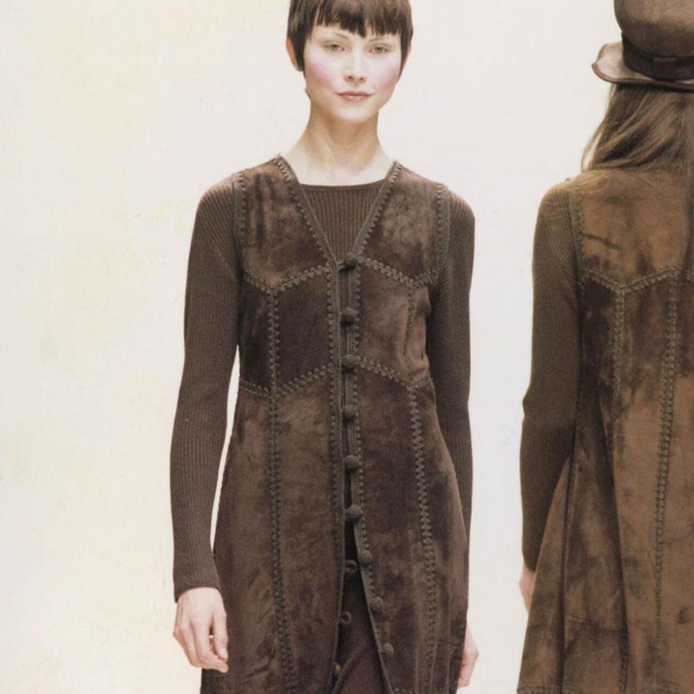 Vintage Prada 1993 A/W Suede Vest