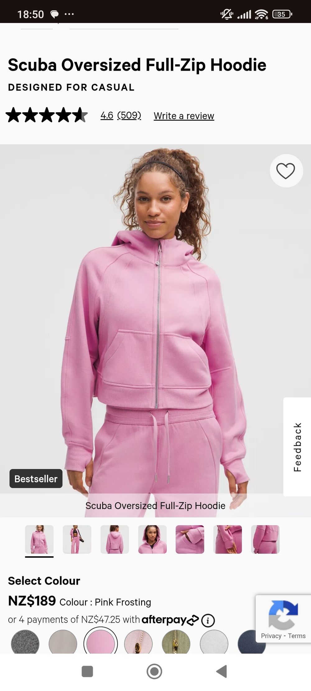lululemon - Scuba Oversized Full-Zip Hoodie on Designer Wardrobe