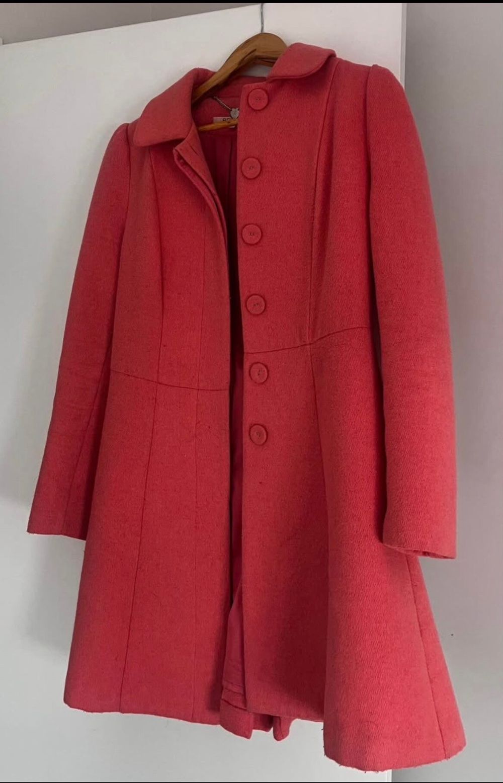Red Flared Coat