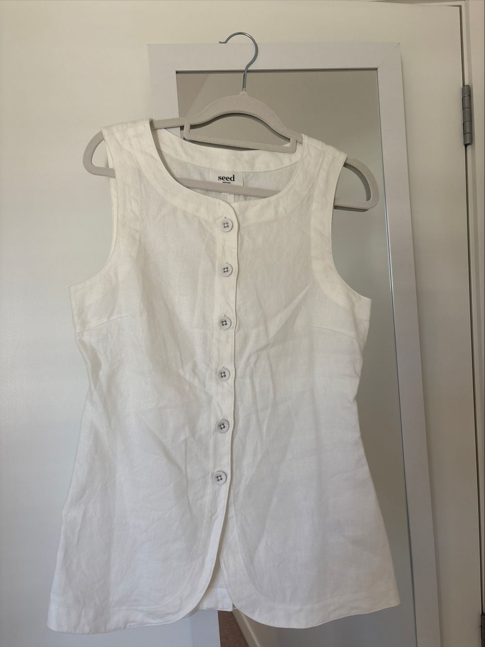 Seed Linen Top