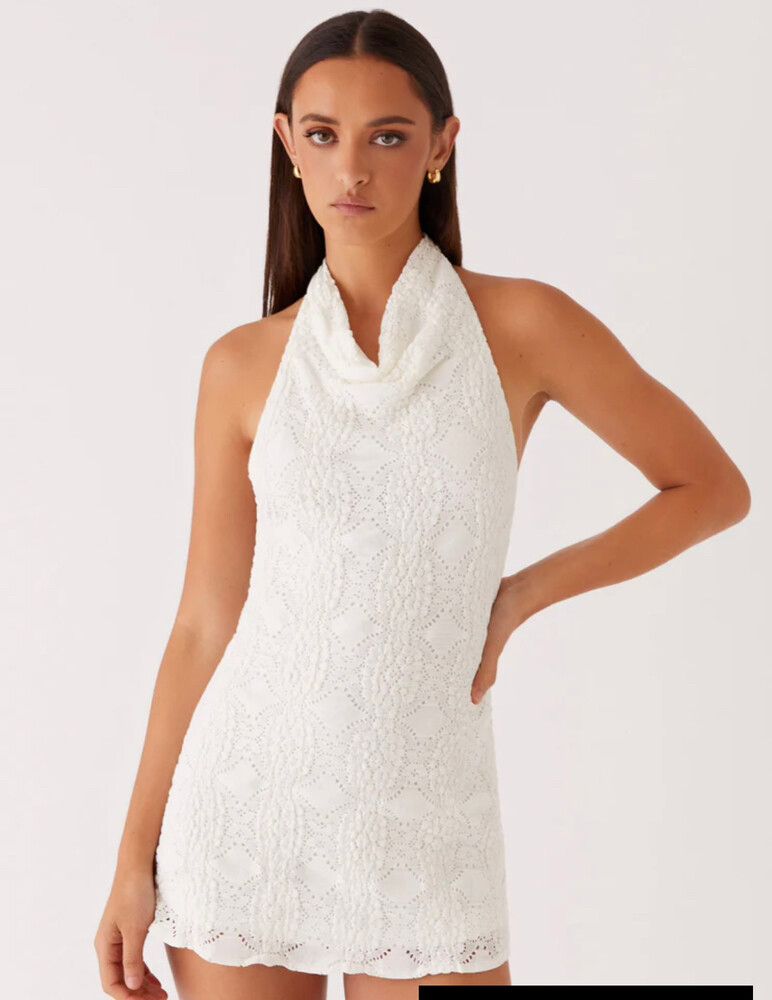 PepperMayo - Peppermayo Lace Halterneck Dress on Designer Wardrobe