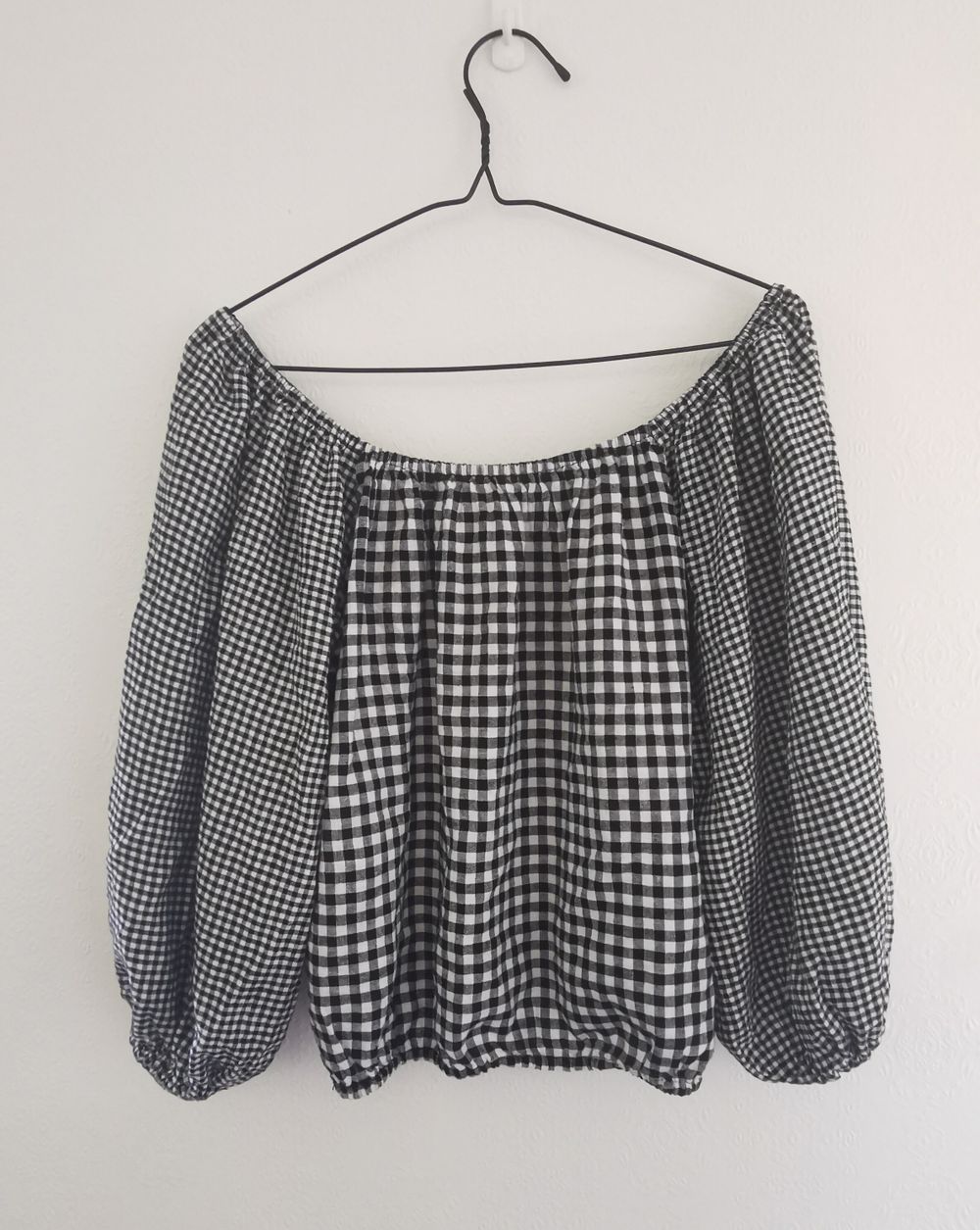 Gingham blouse
