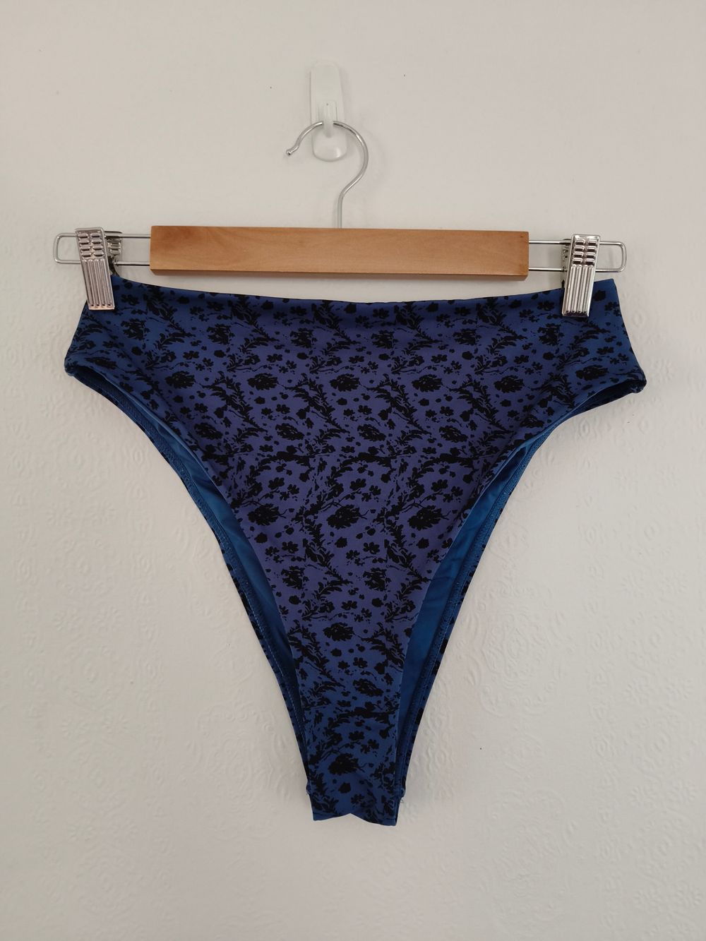 Thrills floral high waisted bikini bottom