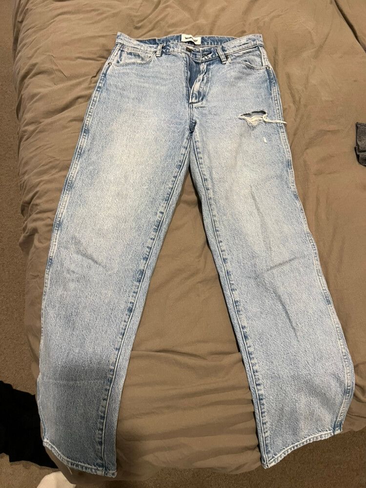 Wrangler Light Wash Straight Leg Jeans