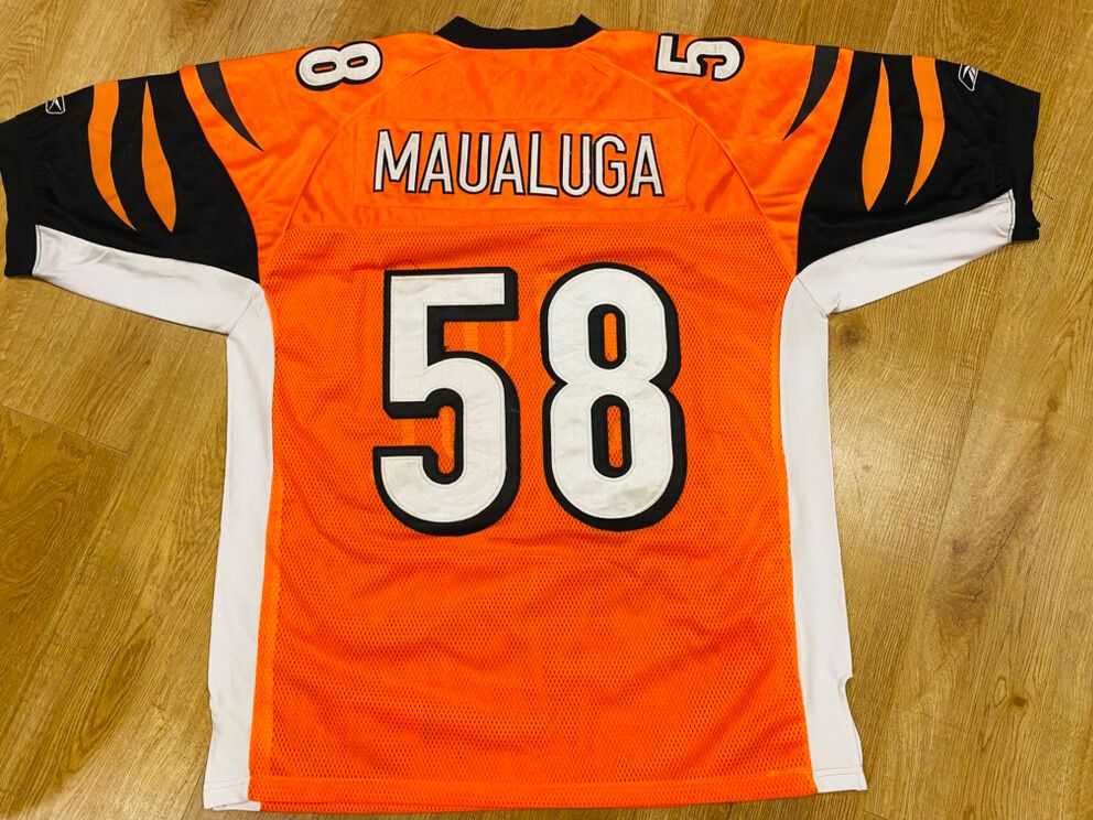 NFL Equipment Reebok Orange Football Jersey