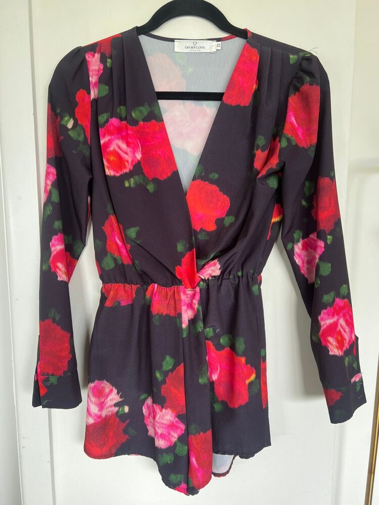 Oh My Love Floral Playsuit