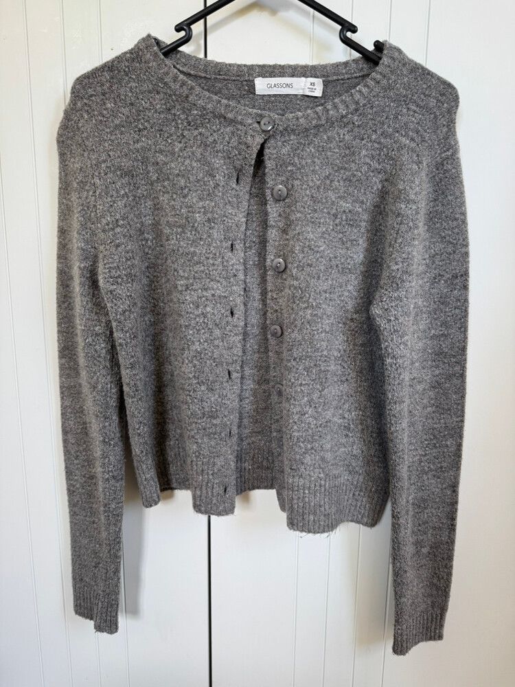 Glassons Grey Cardigan Size XS