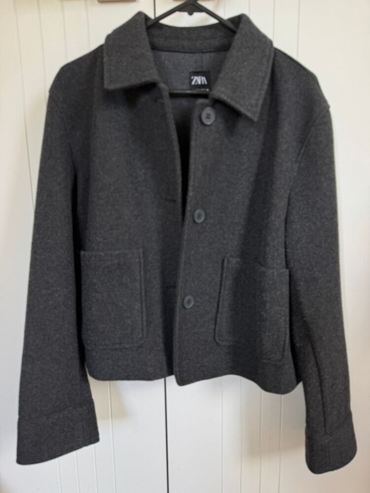 Zara Grey Jacket Size M