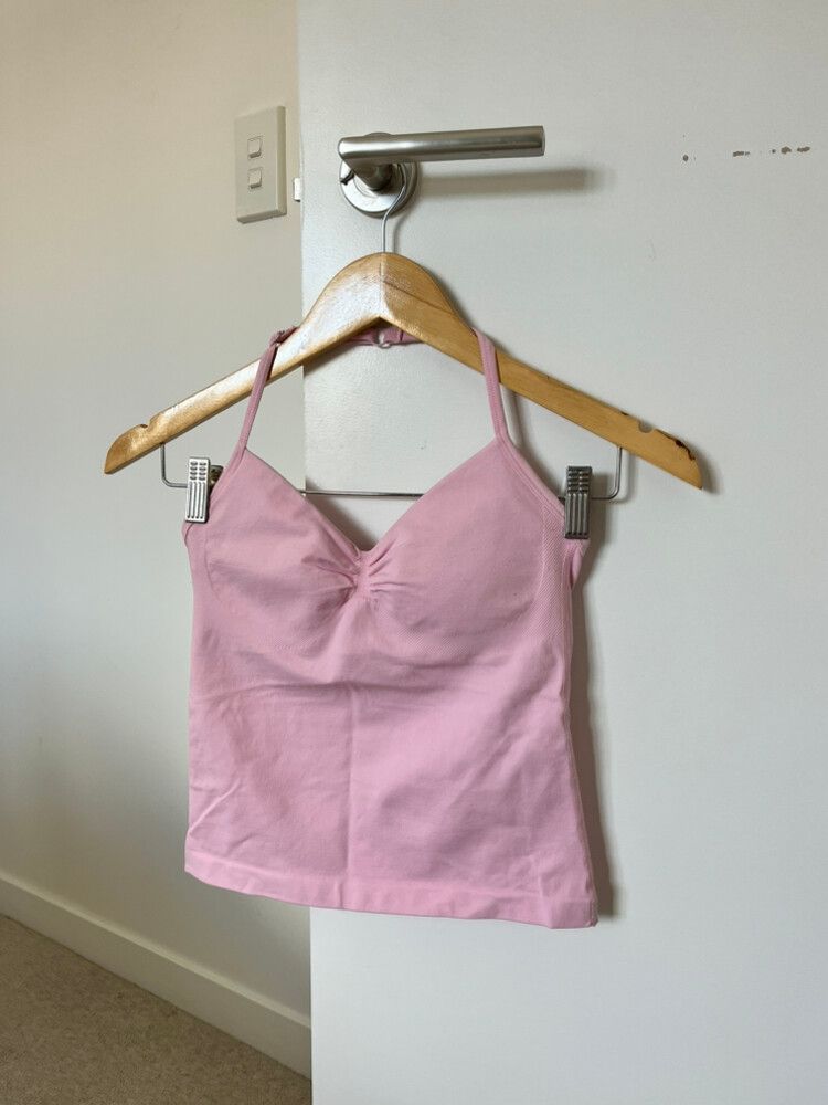 Pink Halter Top