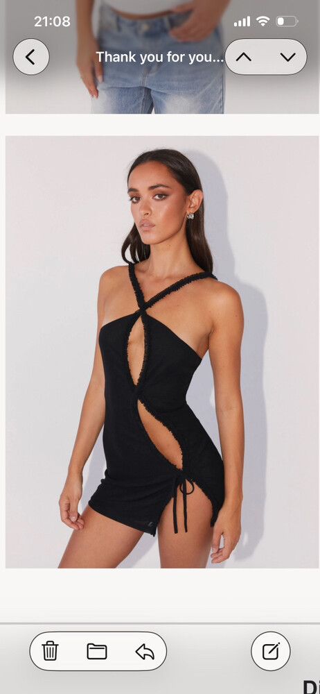 PepperMayo - Peppermayo Black Mini Dress on Designer Wardrobe PepperMayo - Peppermayo Black Mini Dress on Designer Wardrobe