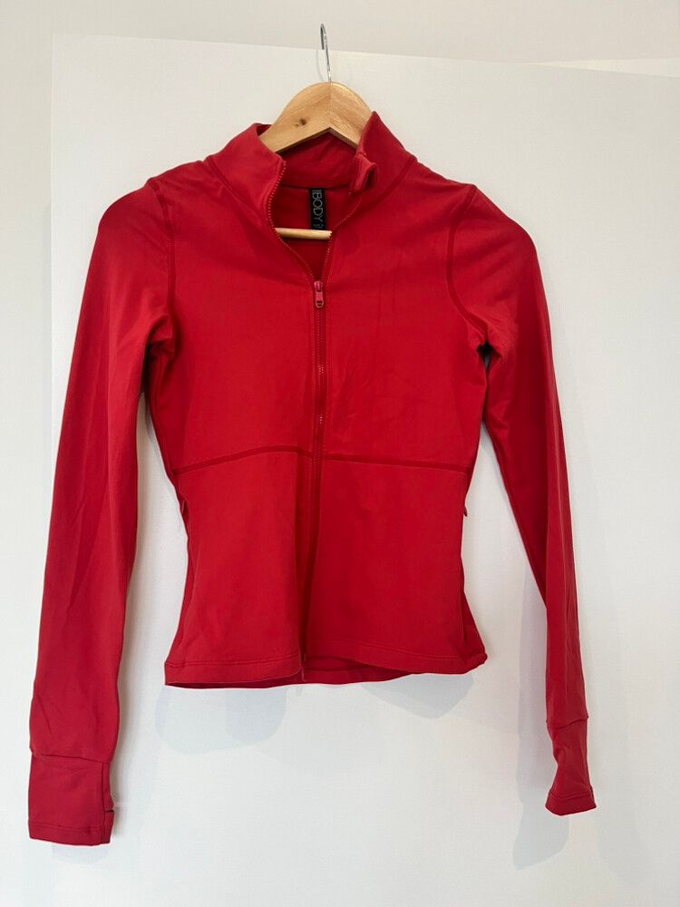 Red Zip-Up Jacket