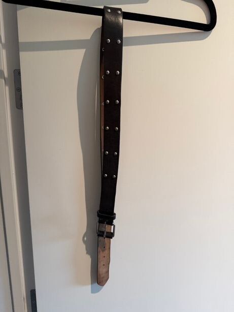 Superette Black Studded Belt