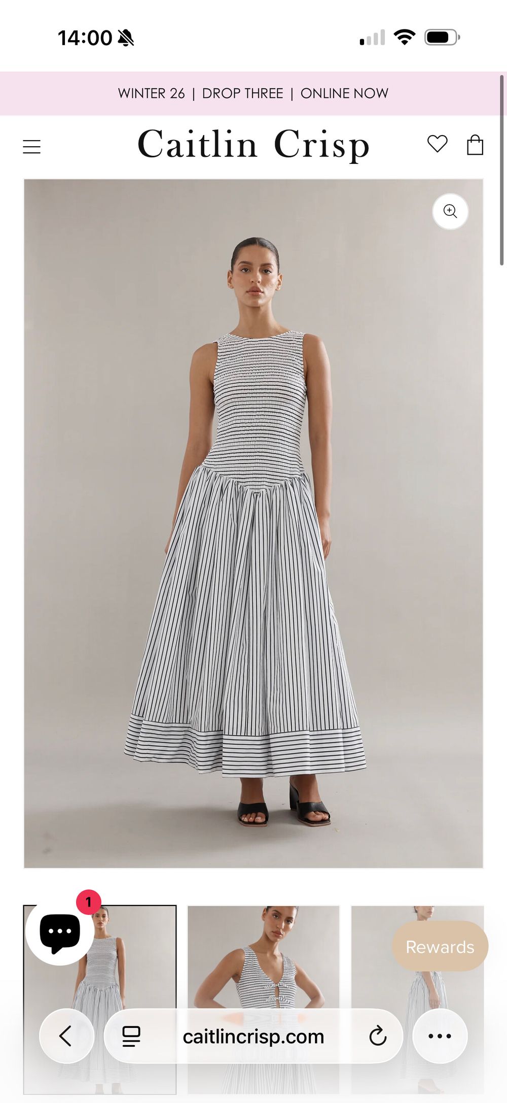 Celine Striped Dress