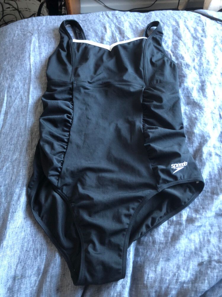 Speedo Black Swimsuit Size 18