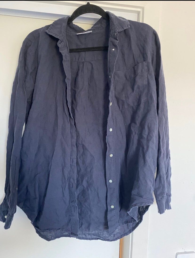 Wallace Cotton Blue Shirt Size M