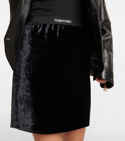 Tom Ford Velvet mini skirt