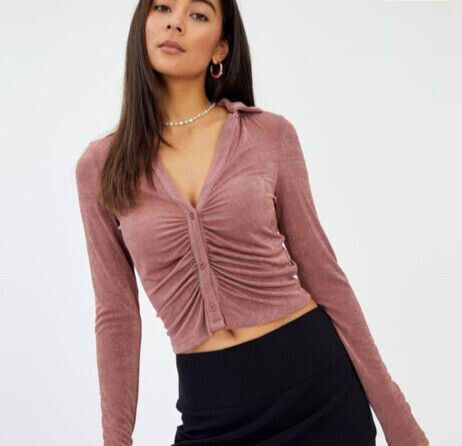 Glassons Pink Long Sleeve Top