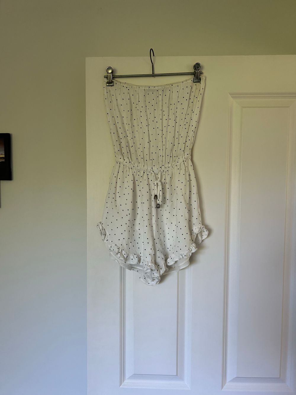 Glassons Polka Dot White Playsuit