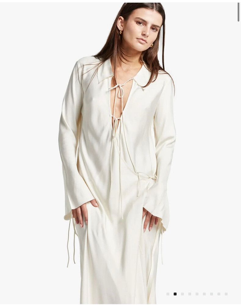 emery long sleeve tie maxi dress Bec & Bridge