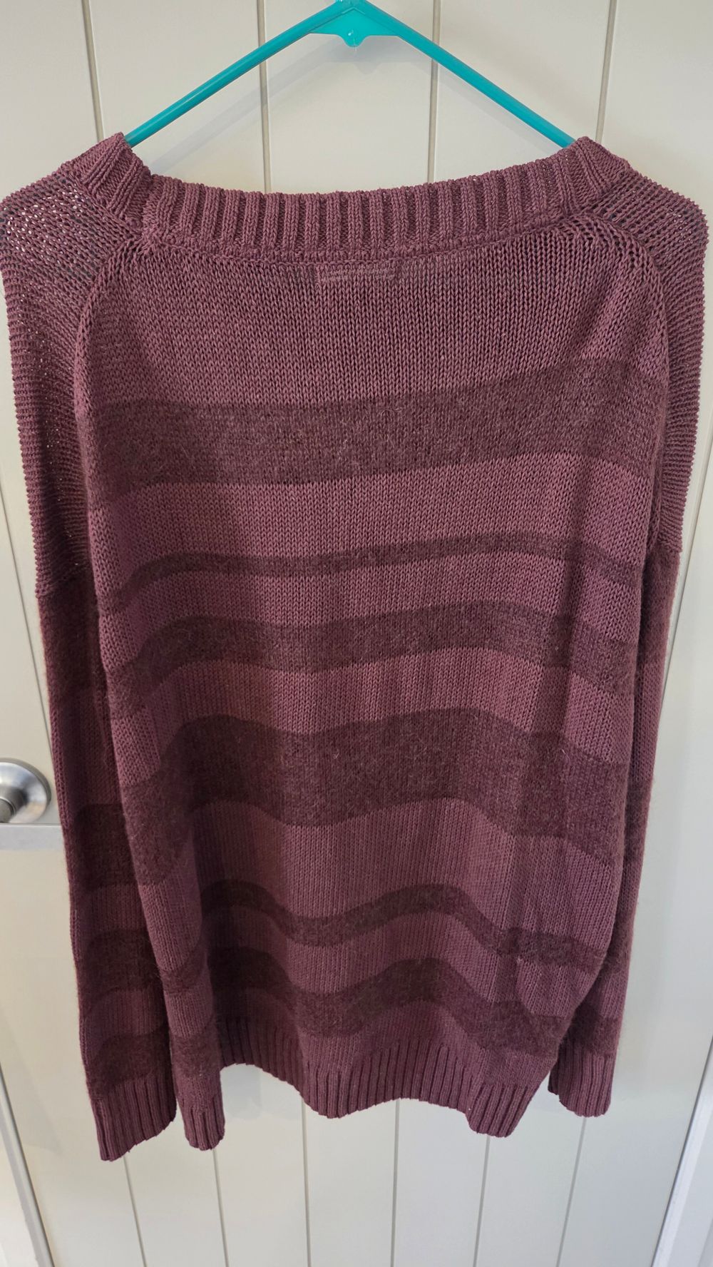 MAX Mahogany Ladder Stitch Knit Jumper. Brand new