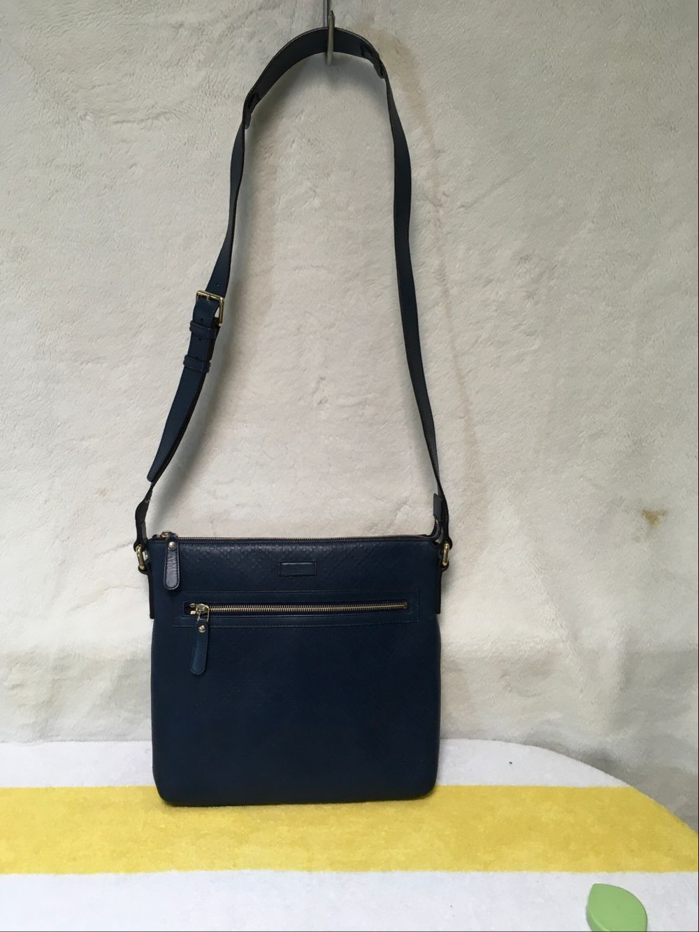 Gucci Diamanté Leather Messenger Bag