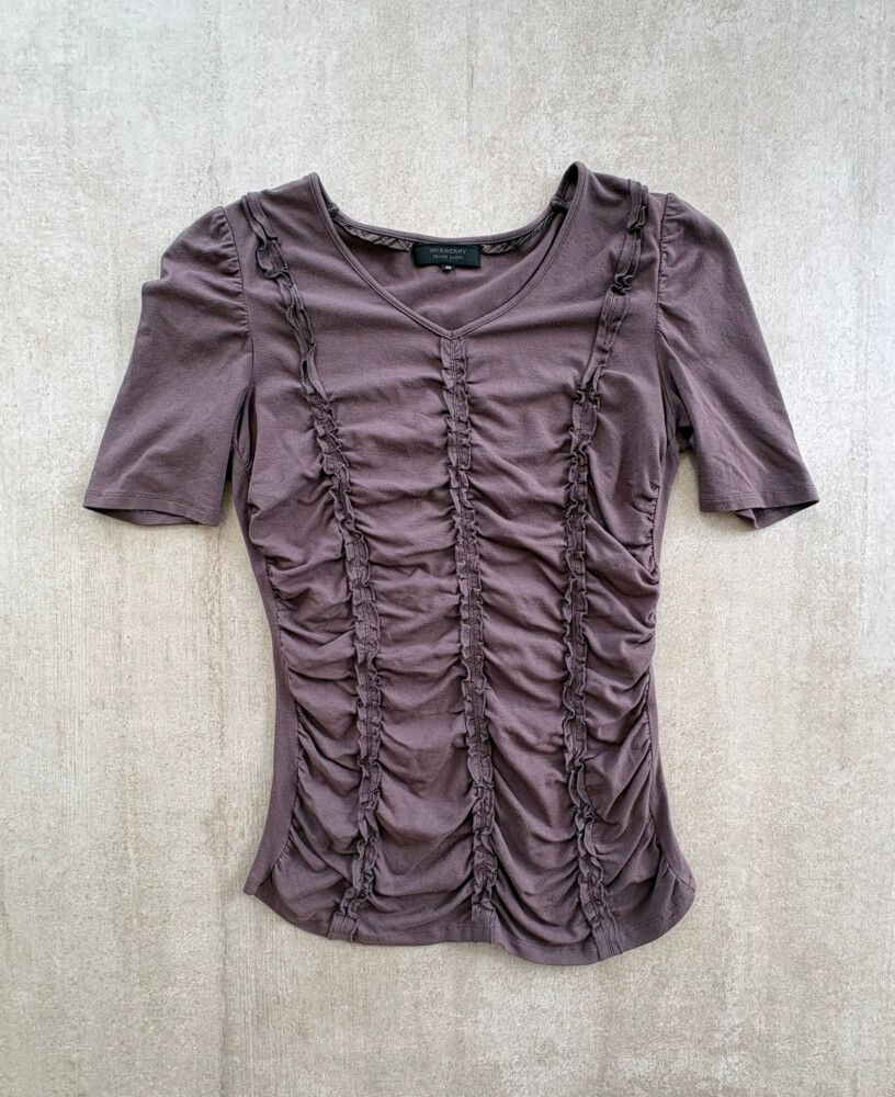 Burberry Black Label Ruched Top
