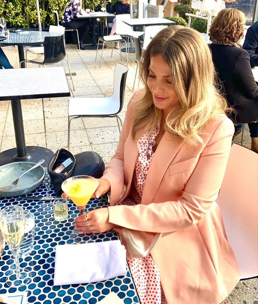 Maggie Marilyn Just Getting Started Blazer in Peach