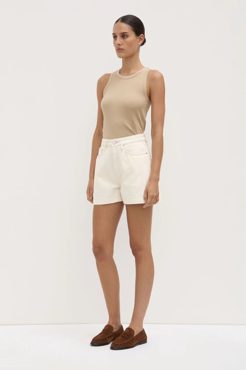 Assembly Label Boxy Denim Short