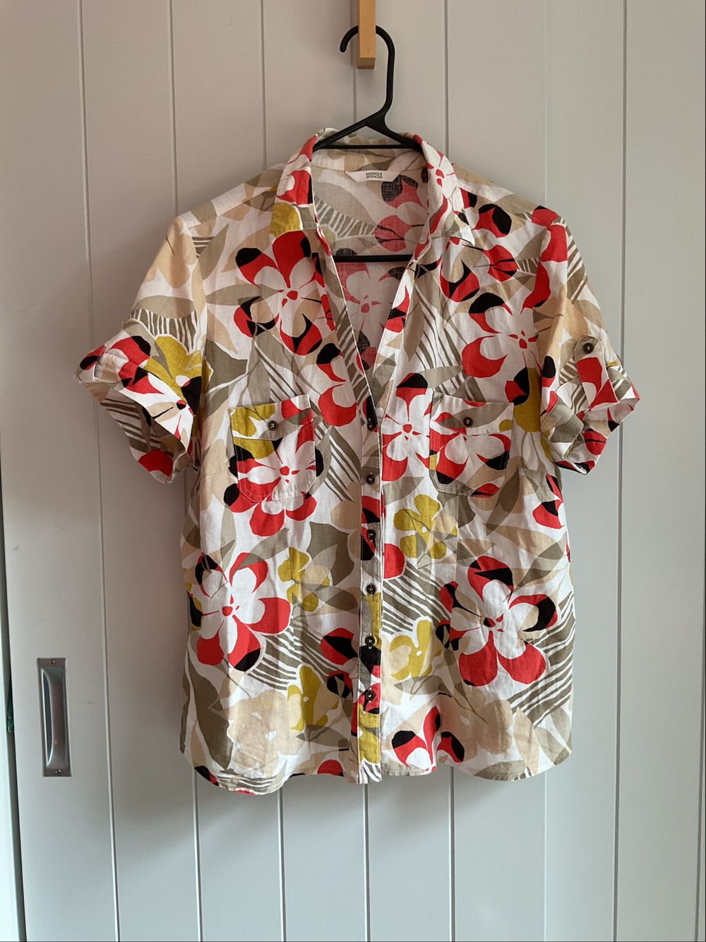 Marks & Spencer Floral Button-Up Shirt