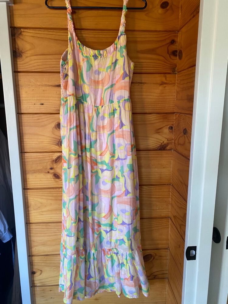 MAX Printed Maxi Dress