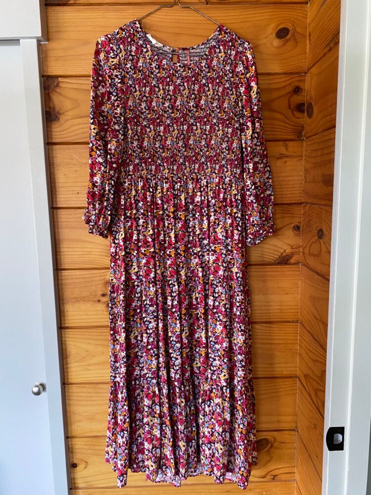 Whistle Floral Print Midi Dress