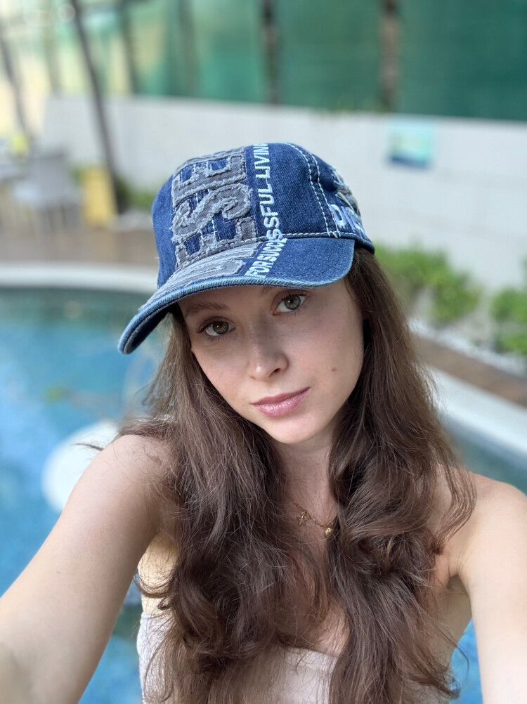 Diesel Blue Denim Cap