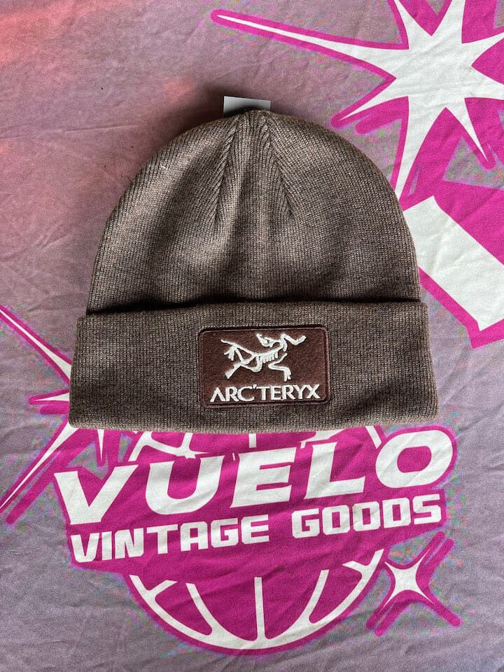 Arc'teryx Rho LTW Beanie Sundance Brown NWT Merino Wool Technical Skull Cap Rare