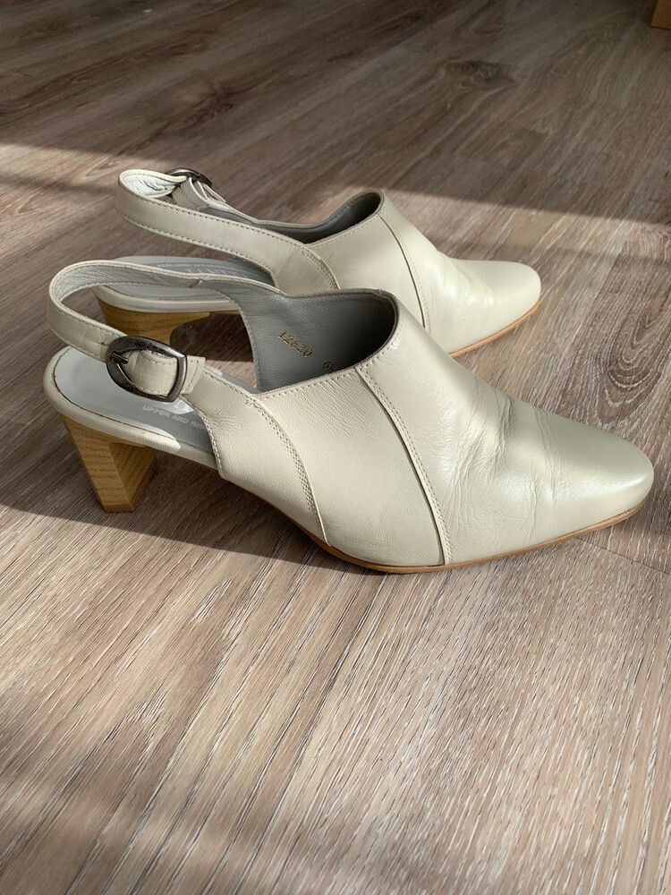Vintage Leather Slingback Heels EU 39.5