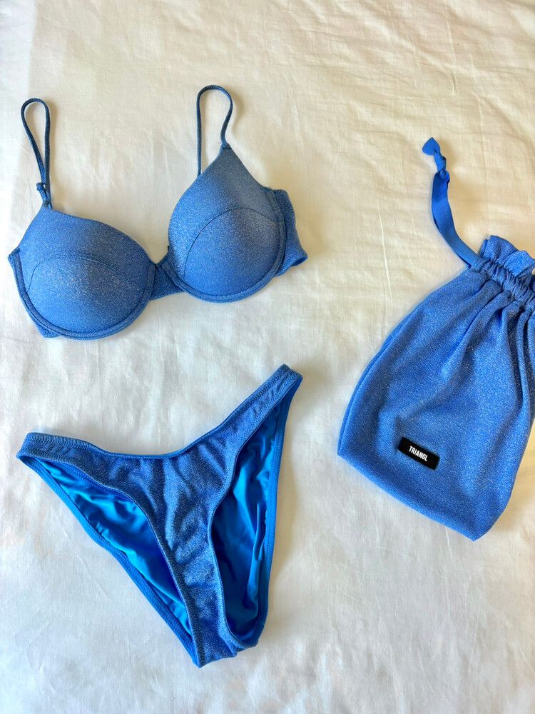 Triangl Sparkle Blue Bikini Set