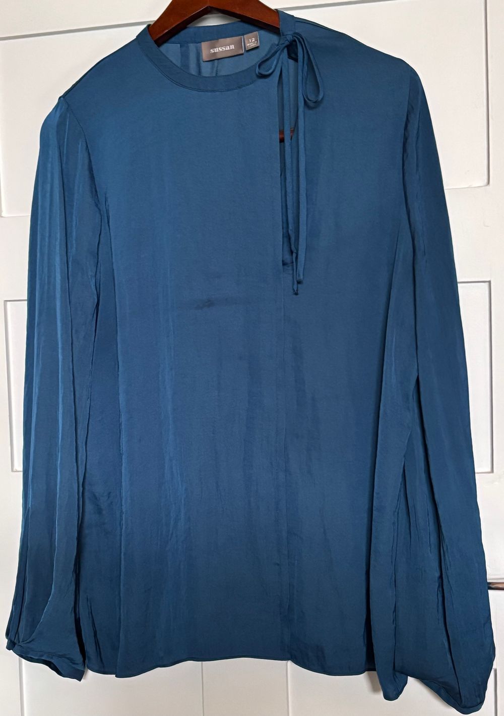Satin looking style dress shirt
