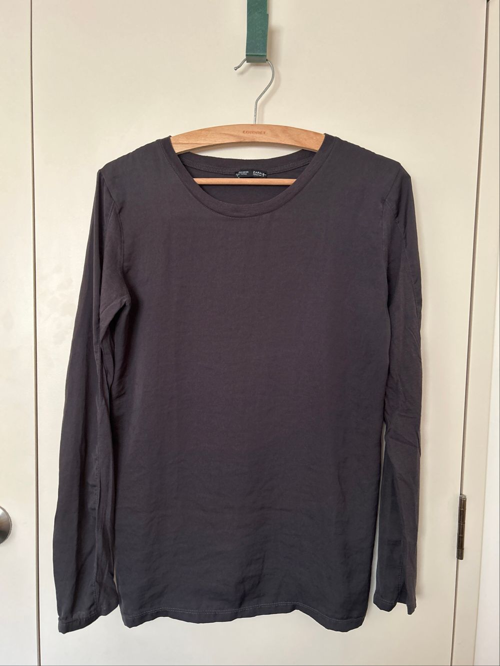 Zara Dark Grey Long Sleeve Top