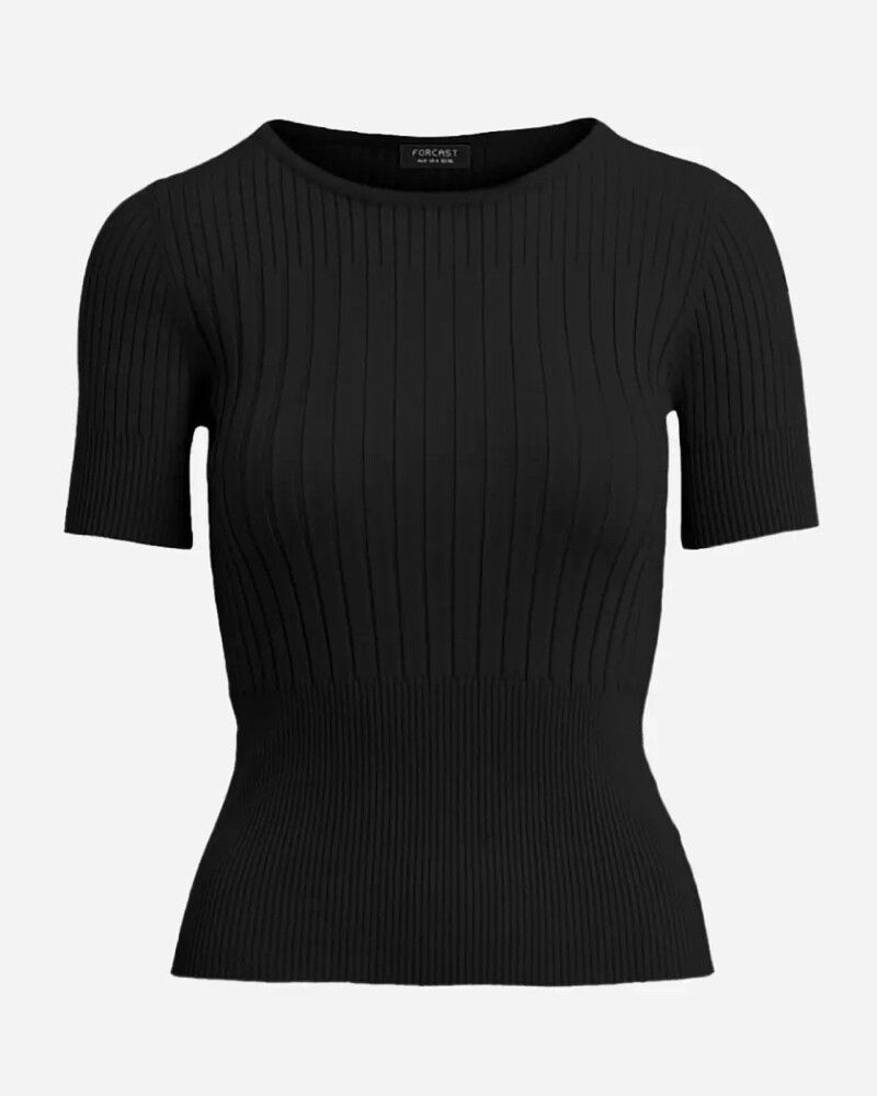 Navy Knit Top