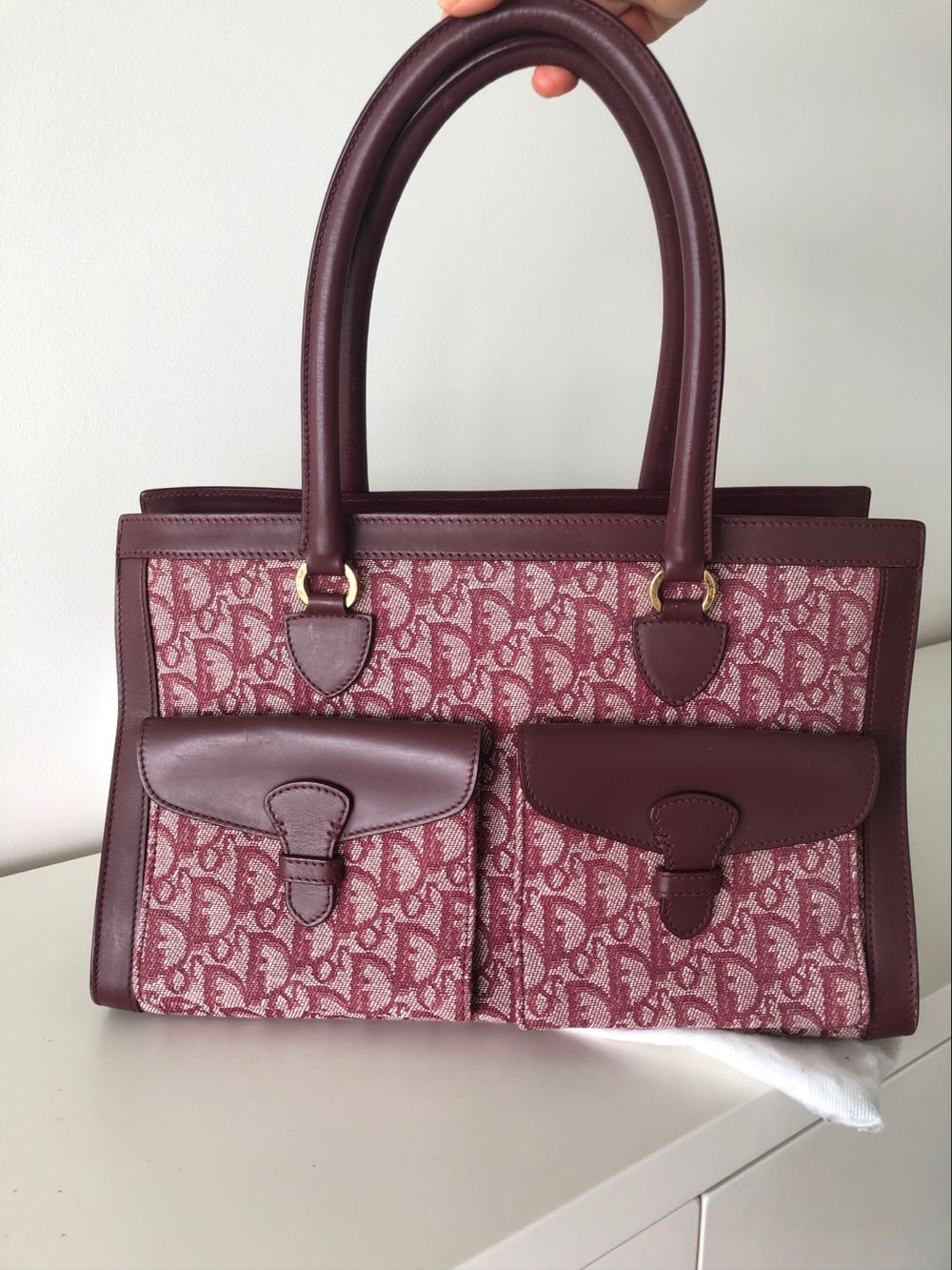 Auth Christine Dior Handbag Shoulder Bag
