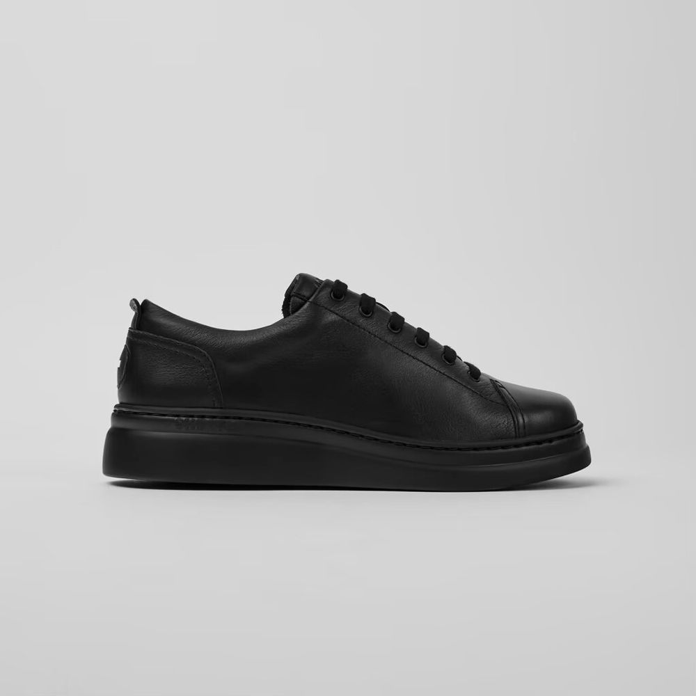 Camper Black Leather Runner Up Sneakers