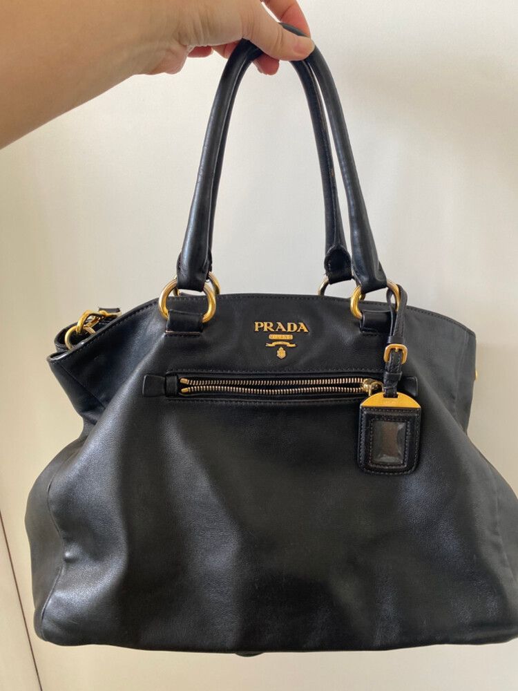 Prada Black Leather Handbag