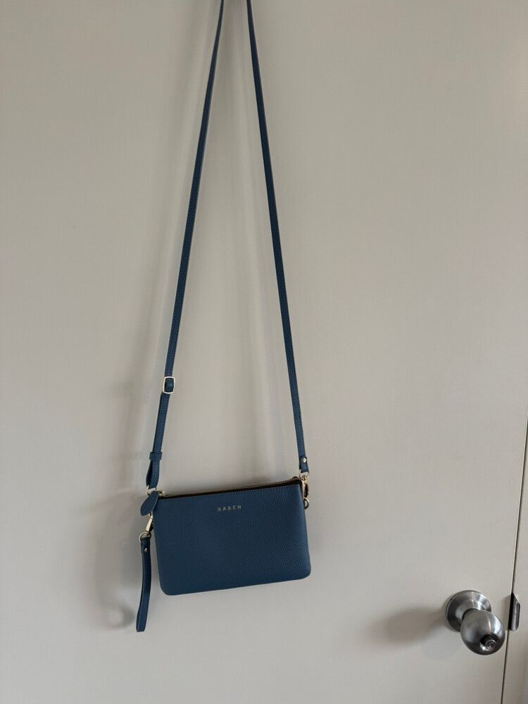 Saben Blue Crossbody Bag