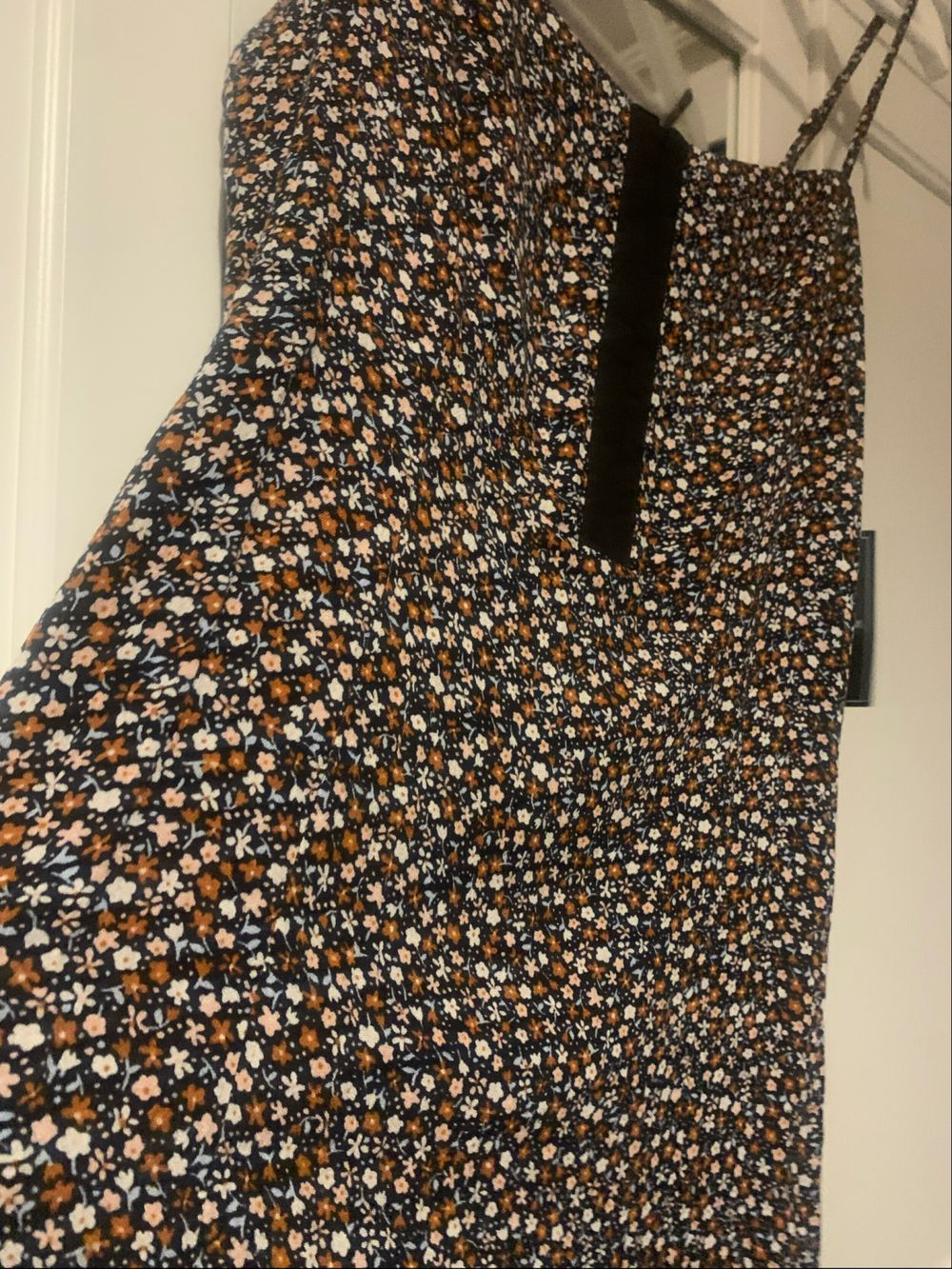 Volcom Black Floral Midi Dress