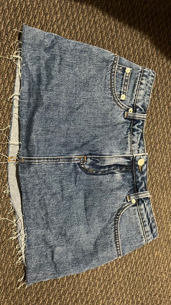 Glassons Denim low rise mini skort