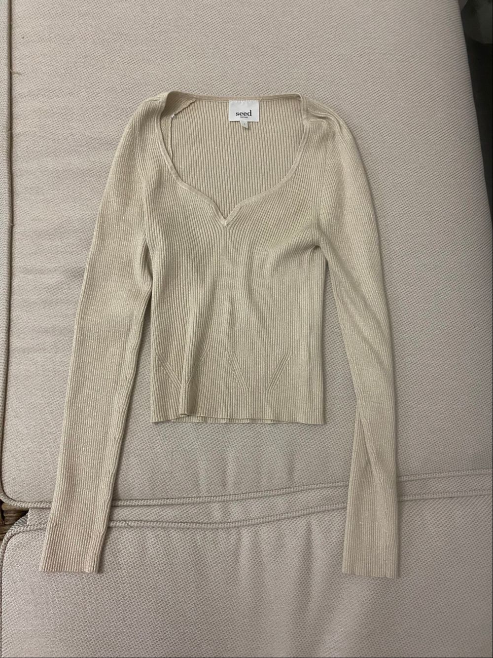 Seed Gold Knit Top