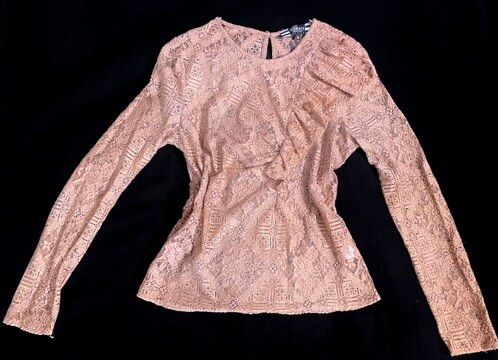 Pink lace long sleeve