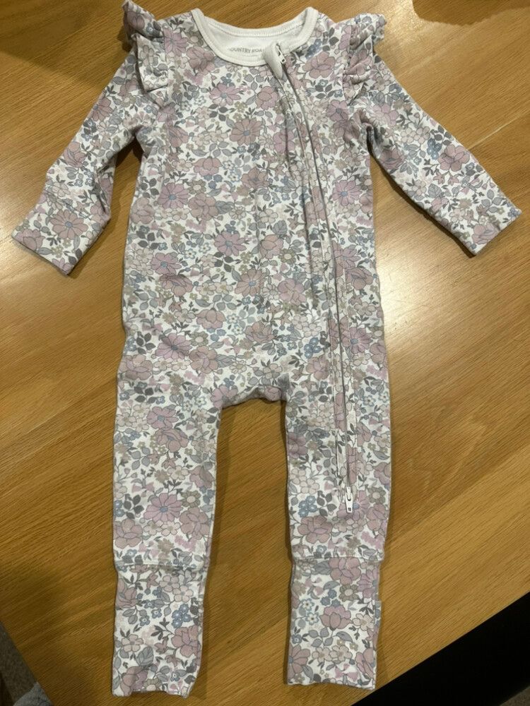 Country Road Floral Romper
